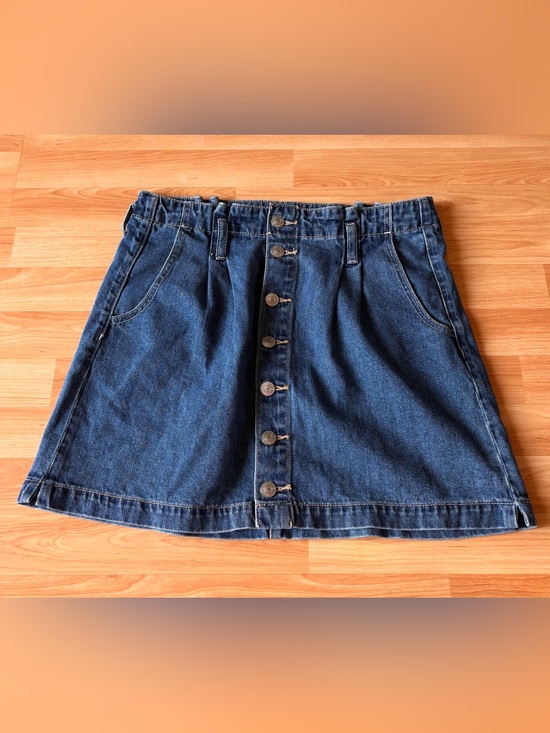American Eagle Outfitters Dresses & Skirts - American Eagle Denim/Jean Button-Front A-Line Skirt
